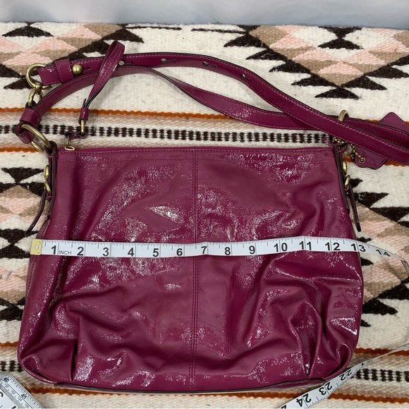 Coach Patent Leather Shoulder Bag - Picture 11 of 13